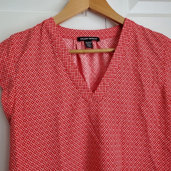 Hilary Radley v-neck blouse - Picture 5 of 8